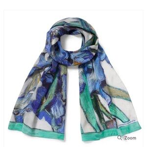 New The Metropolitan Museum of Art Van Gogh Irises Oblong Silk Scarf